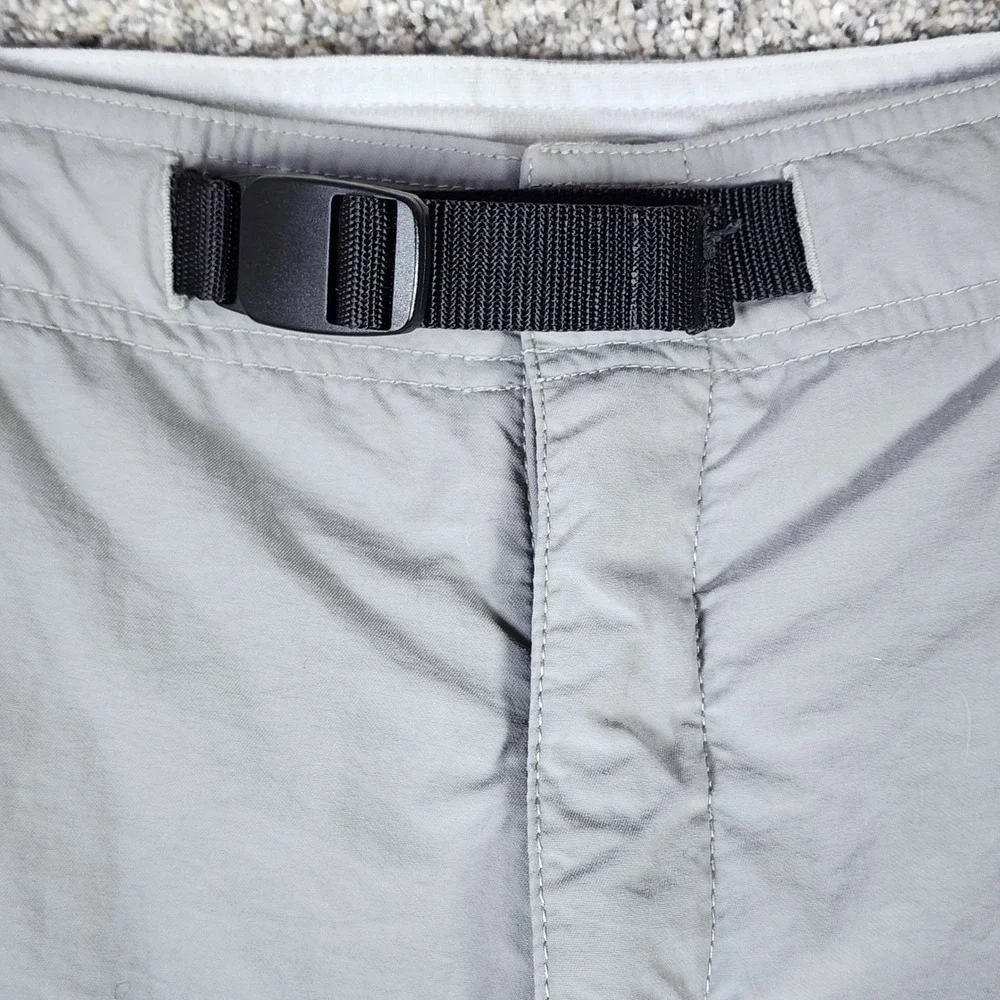 Mountain Hardwear Hiking Pants Womens 14 Gray Cargo Belted Outdoor Excellent